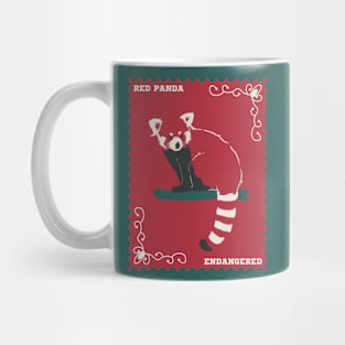 Red Panda Endangered Species Mug